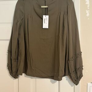 NWT Harshman Kuniko sage green-small